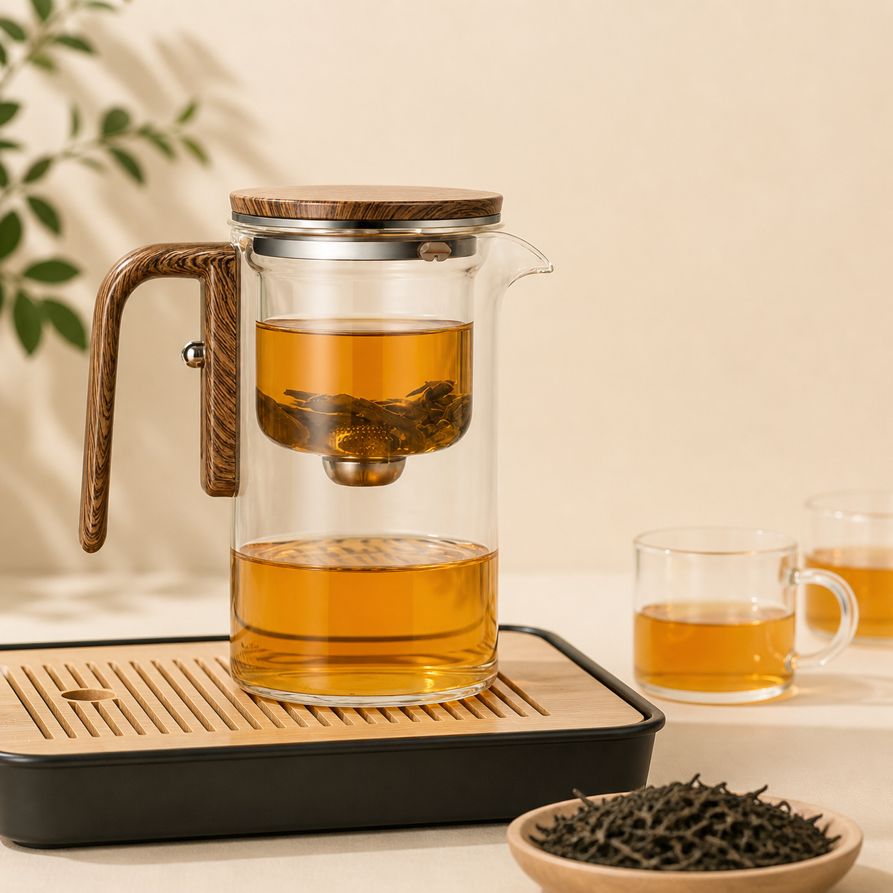 Glass teapot With Infuser