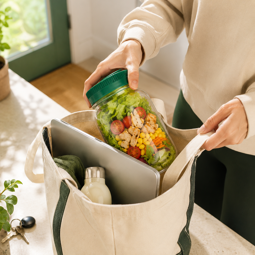 The Salad Pod — Leakproof Layered Salad Jar
