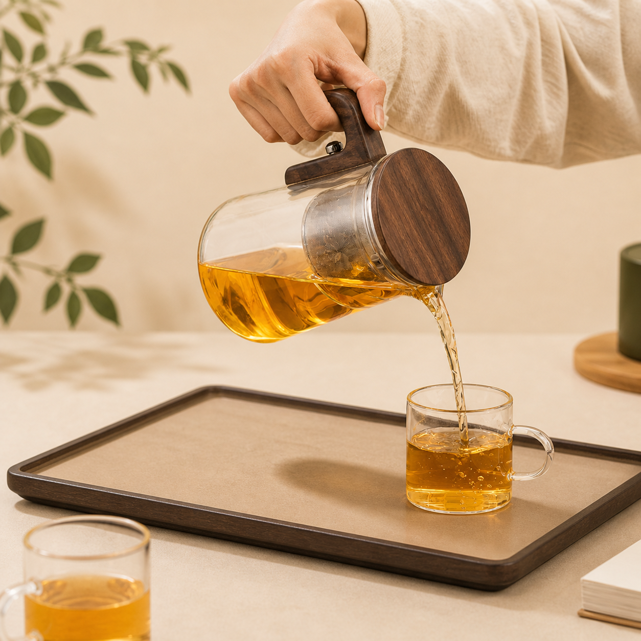 Glass teapot With Infuser
