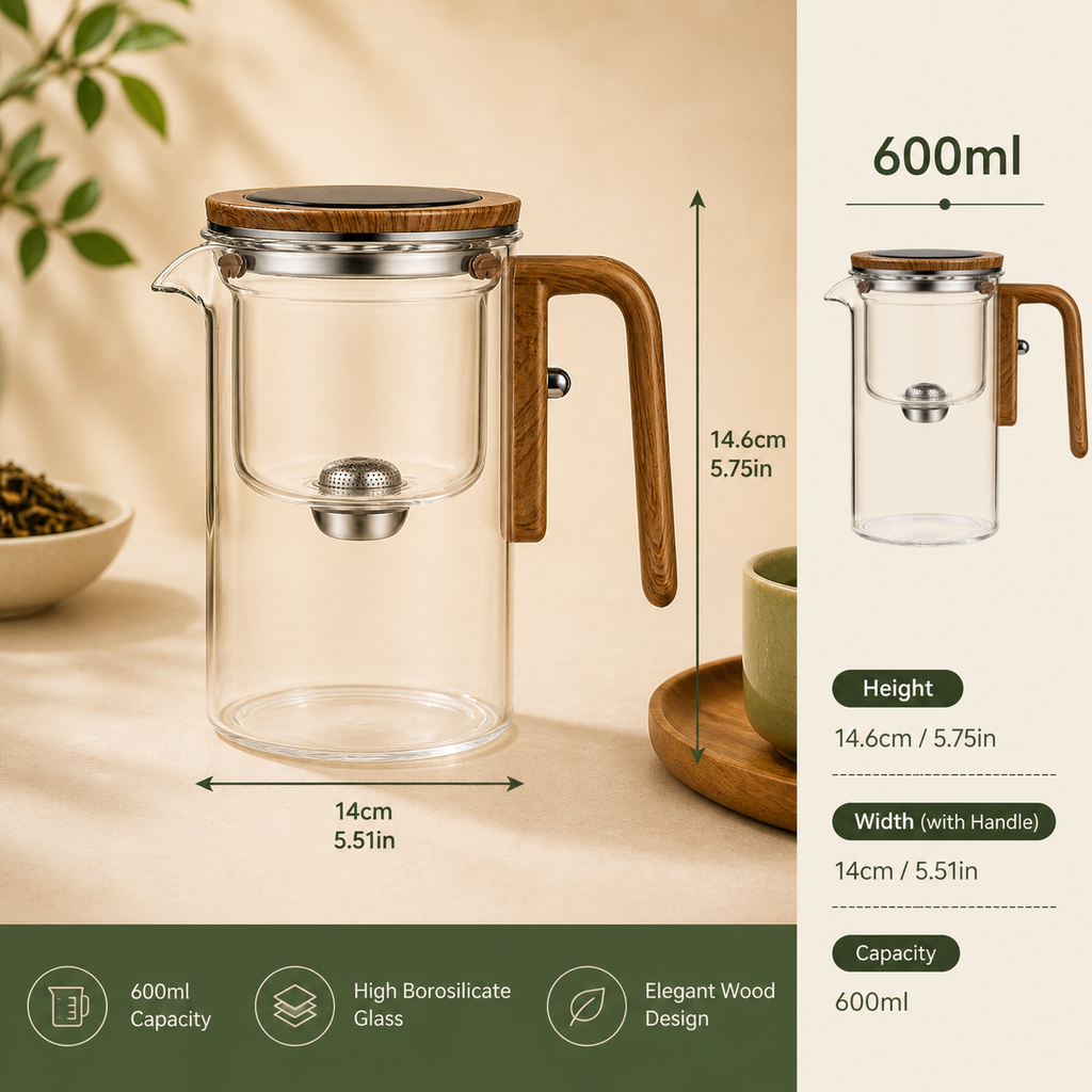 Glass teapot With Infuser