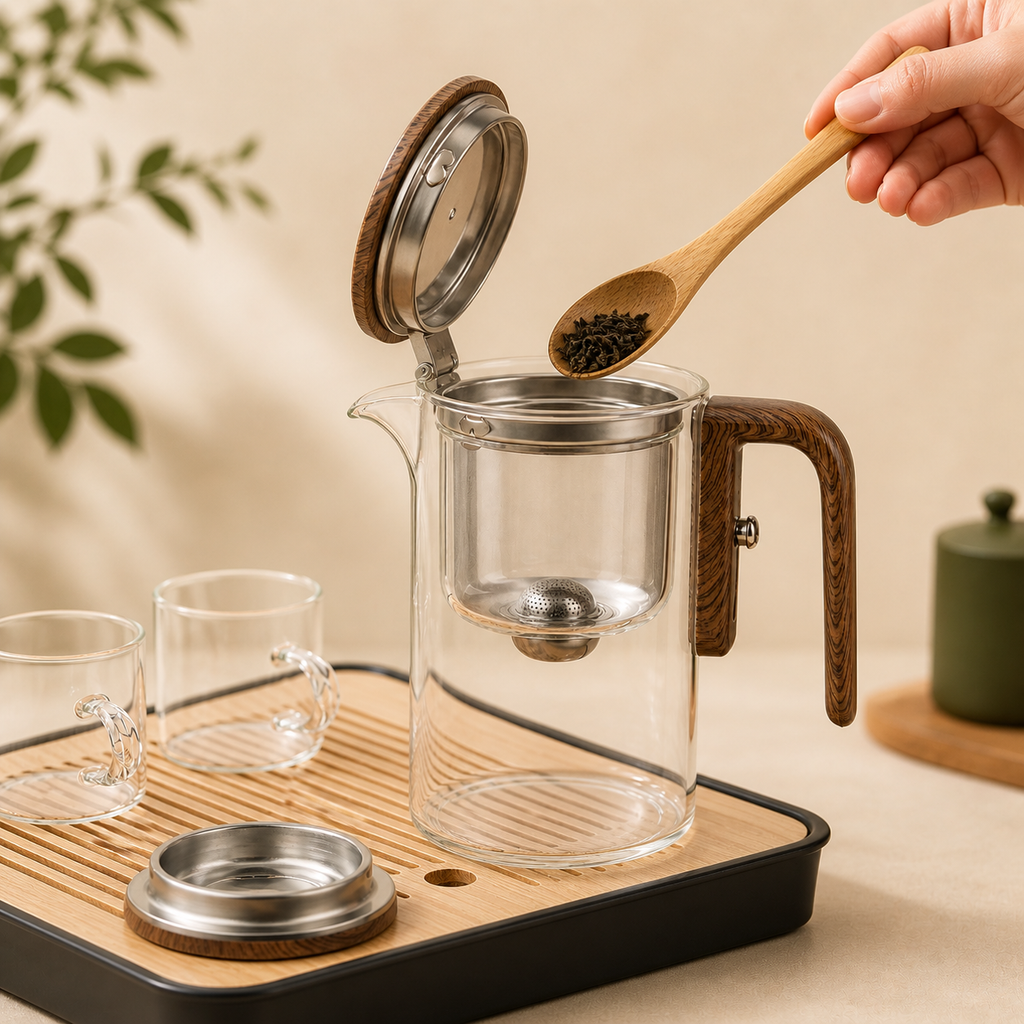 Glass teapot With Infuser