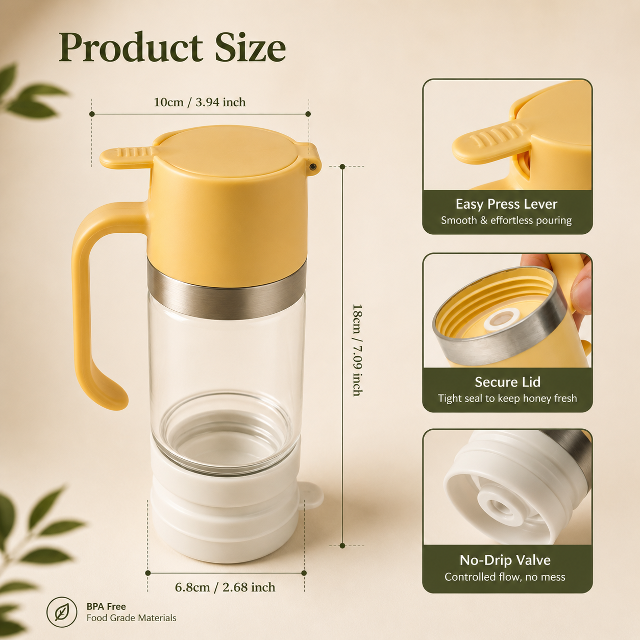 No-Drip Honey Dispenser